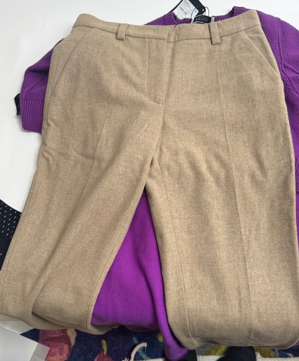 Sonia Rykiel Women's Wool Blend Dress Pants – Size 38 / US 6 – NWT